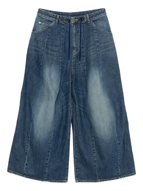 Needles seam-embellished jeans