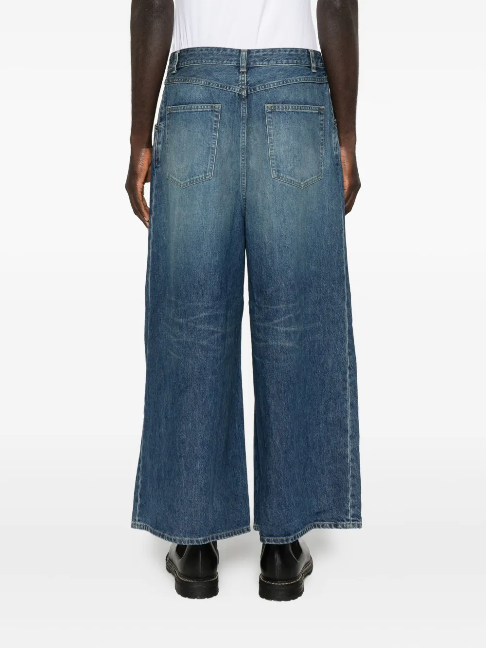 Needles Seam-embellished Jeans In Blue