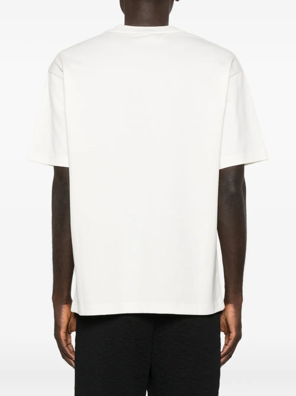 Drôle De Monsieur T-shirt met grafische print Wit