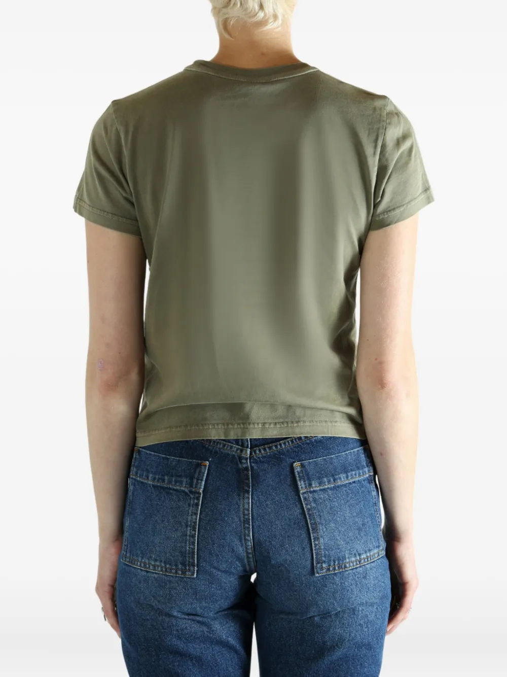 Alexander Wang Embossed Top In Green