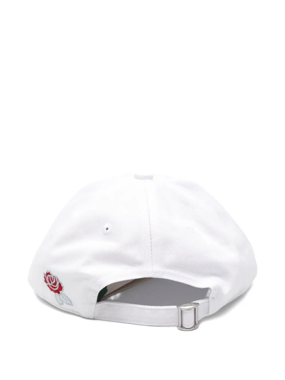 Drôle De Monsieur Honkbalpet met geborduurd logo - Wit
