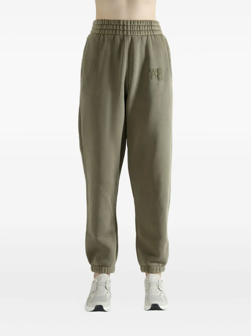 Alexander Wang Trainingsbroek met logopatch - Groen