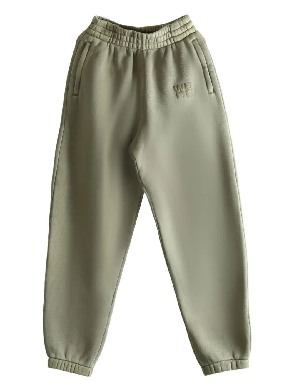 Alexander Wang logo-patch track pants | Green | Image 1