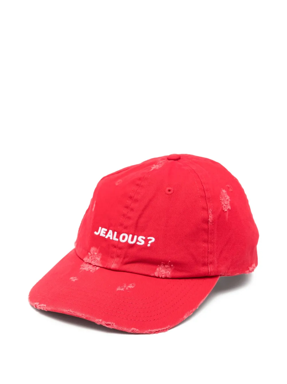 MARKGONG distressed baseball cap | Red | Image 1