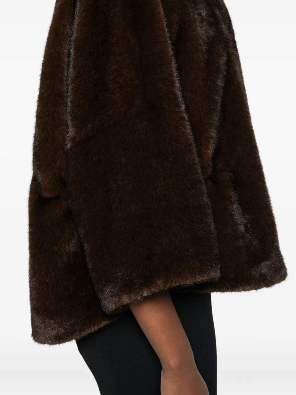 Valentini 1972 Funnel-neck Jacket In Brown