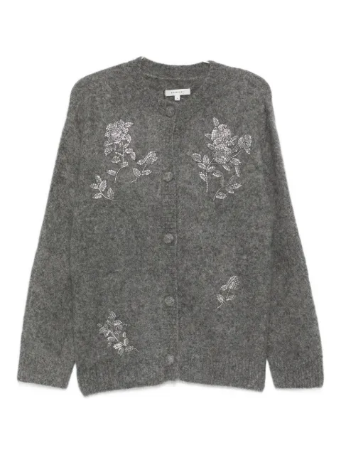 MARKGONG floral-embellished button cardigan