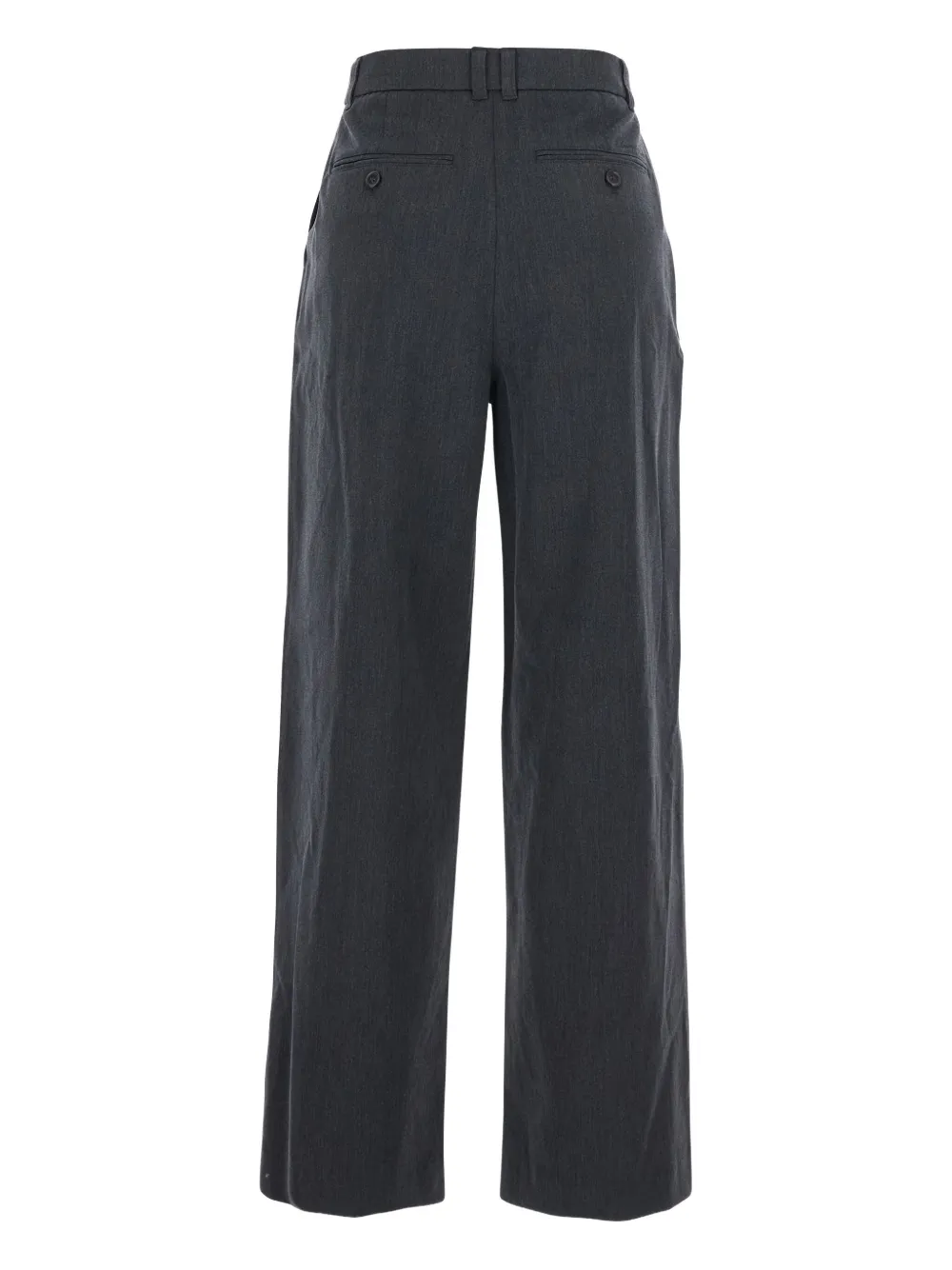 DUNST pleat-detail trousers - Grijs