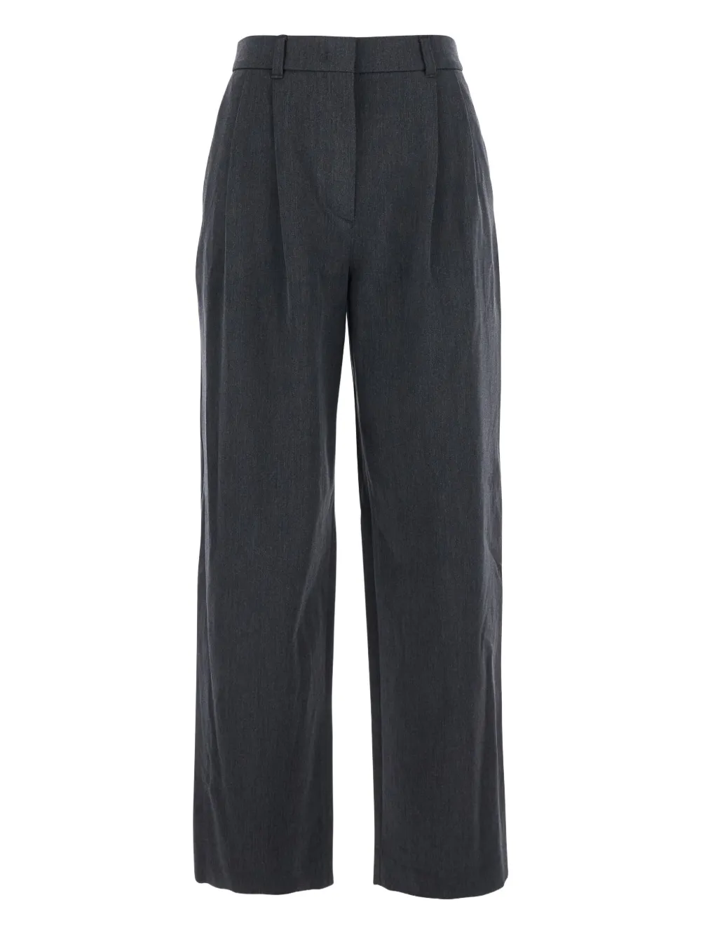 DUNST pleat-detail trousers | Grey | Image 1