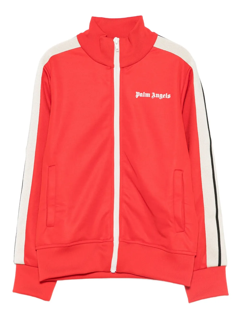 Palm Angels Kids zip-up sweatshirt | Red | Image 1