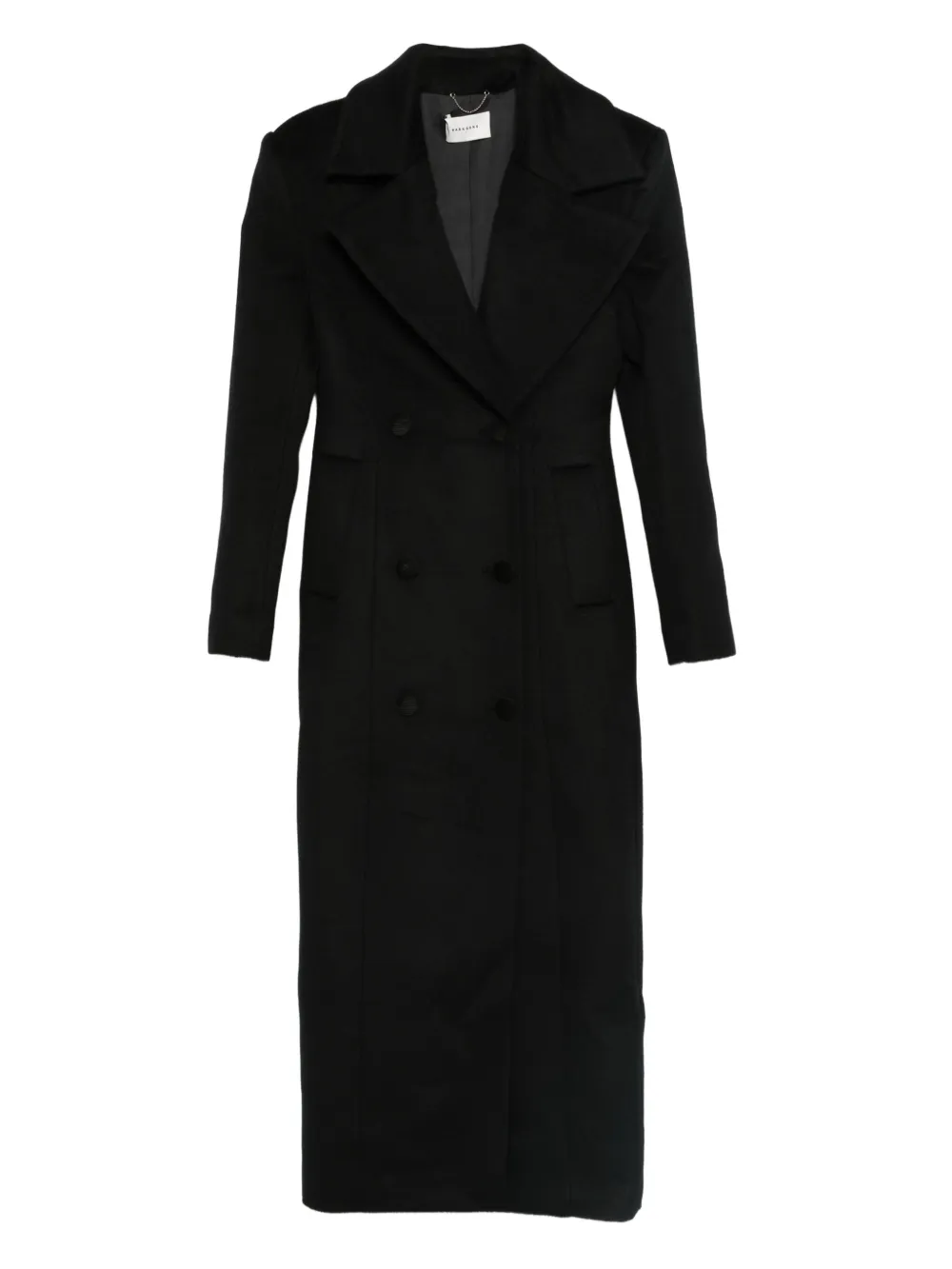 MARKGONG wide-lapels double-breasted coat | Blue | Image 1