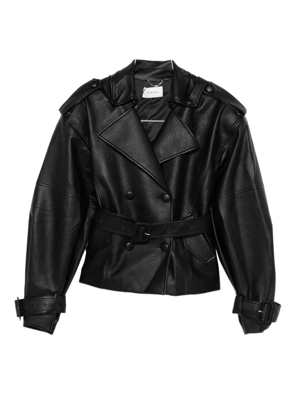 MARKGONG double-breasted coat | Black | Image 1