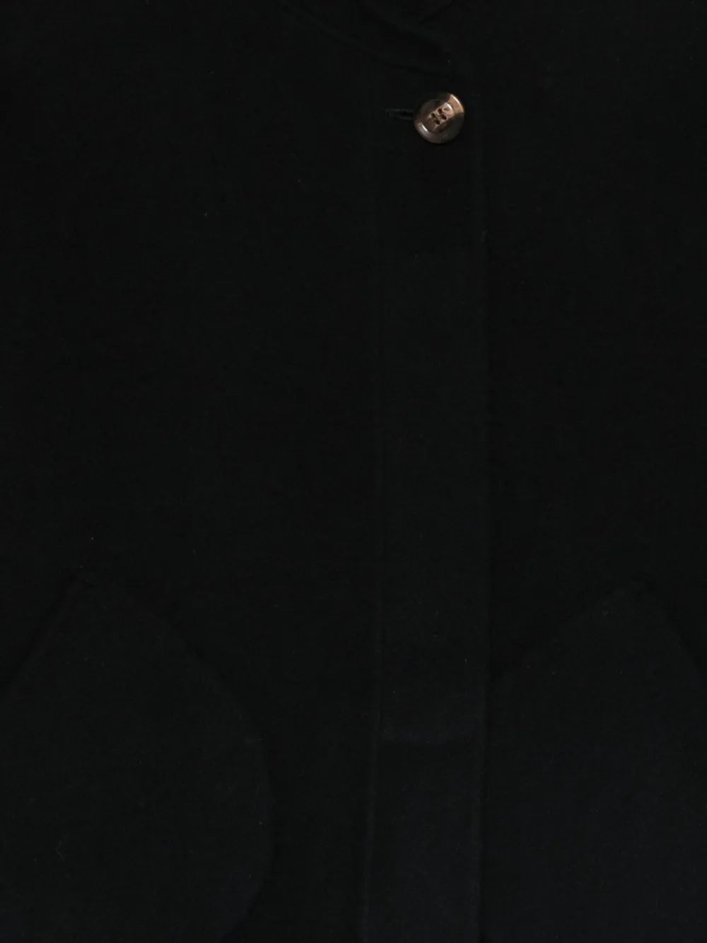 Soeur Buttoned Wool-blend Coat In Black