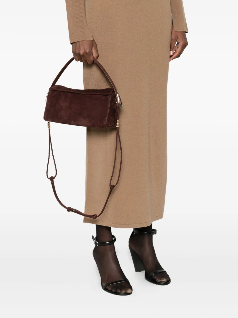 Benedetta Bruzziches Top-handle Satchel Bag In Brown