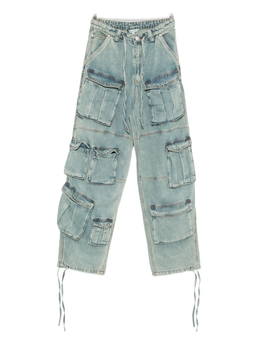 MARKGONG drawstring jeans | Blue | Image 1