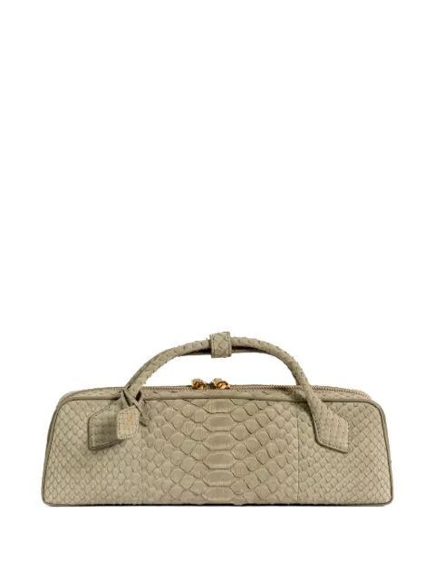 Alaïa Le Teckel snakeskin-effect tote bag