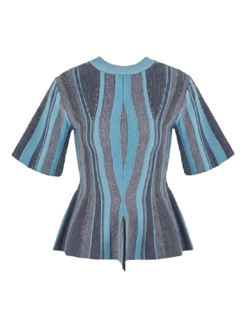 Giorgio Armani blusa de punto en jacquard