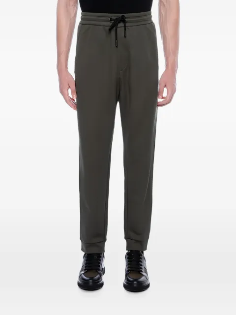 Giorgio Armani drawstring logo-patch track pants