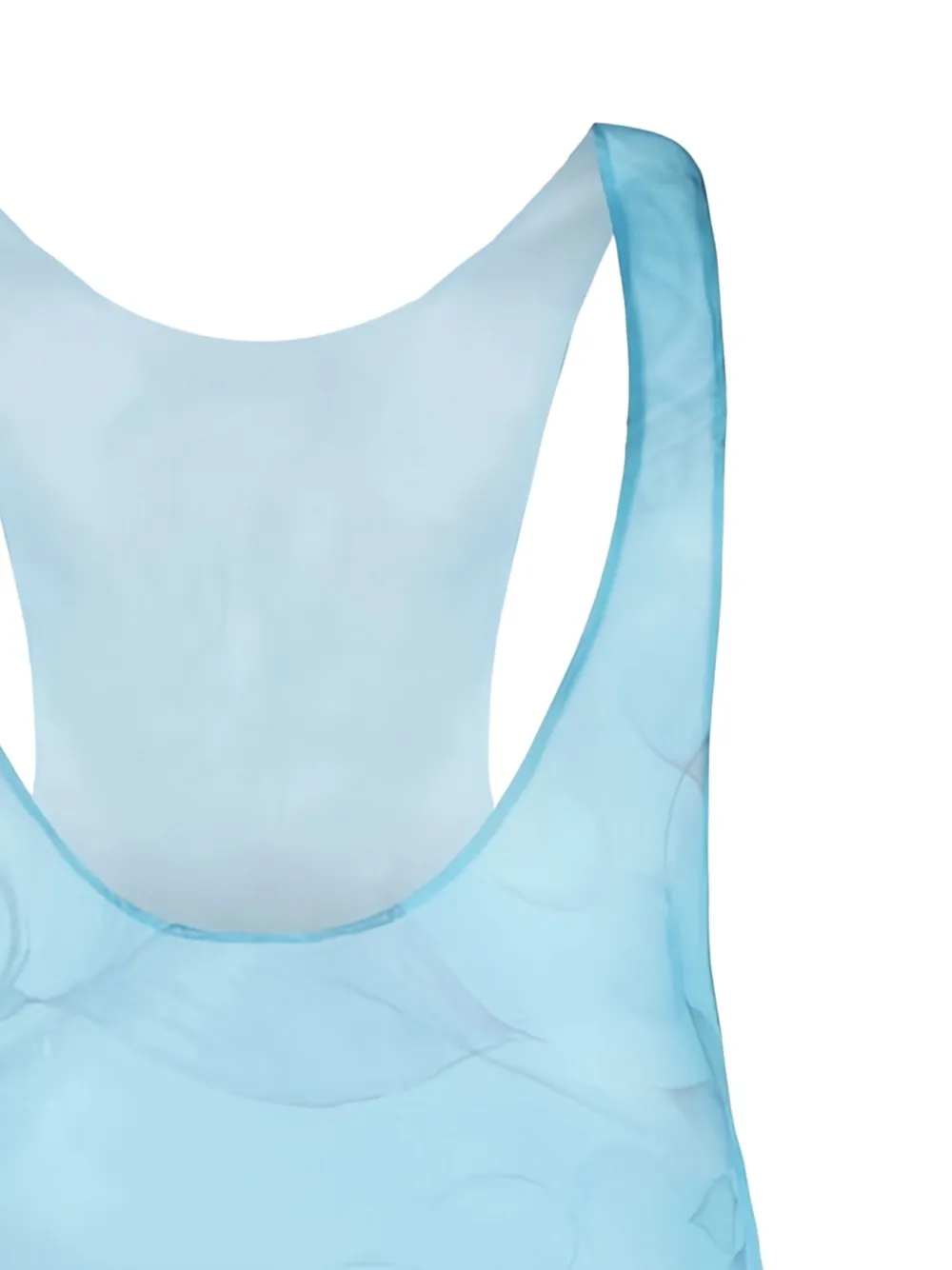 Giorgio Armani Top met bloemenprint Blauw