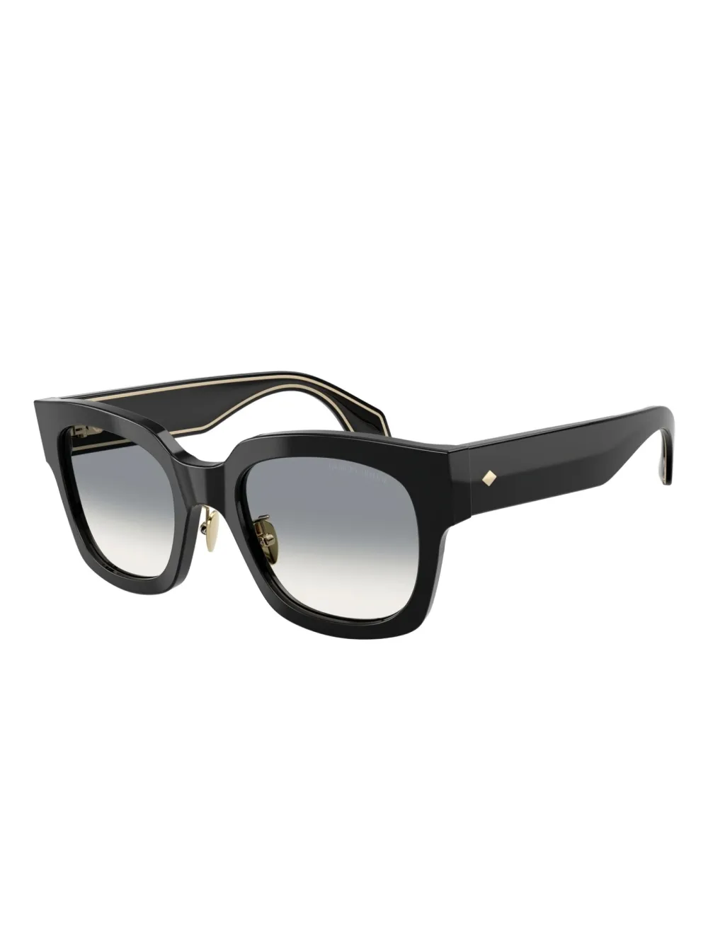 Giorgio Armani square-frame sunglasses - Nero