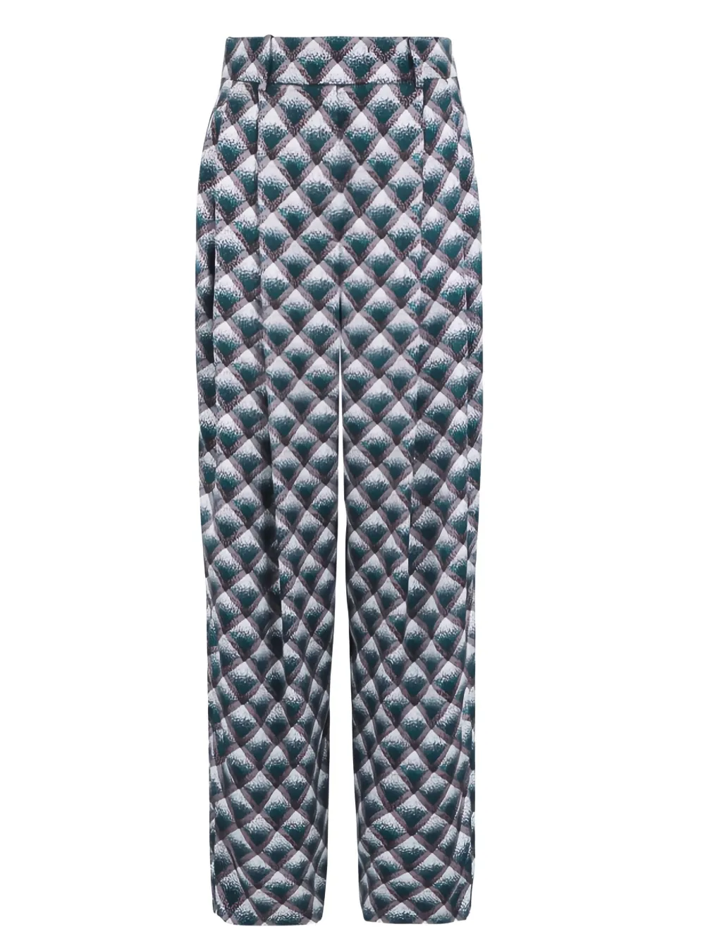 Giorgio Armani Broek met kleurverloop - Groen