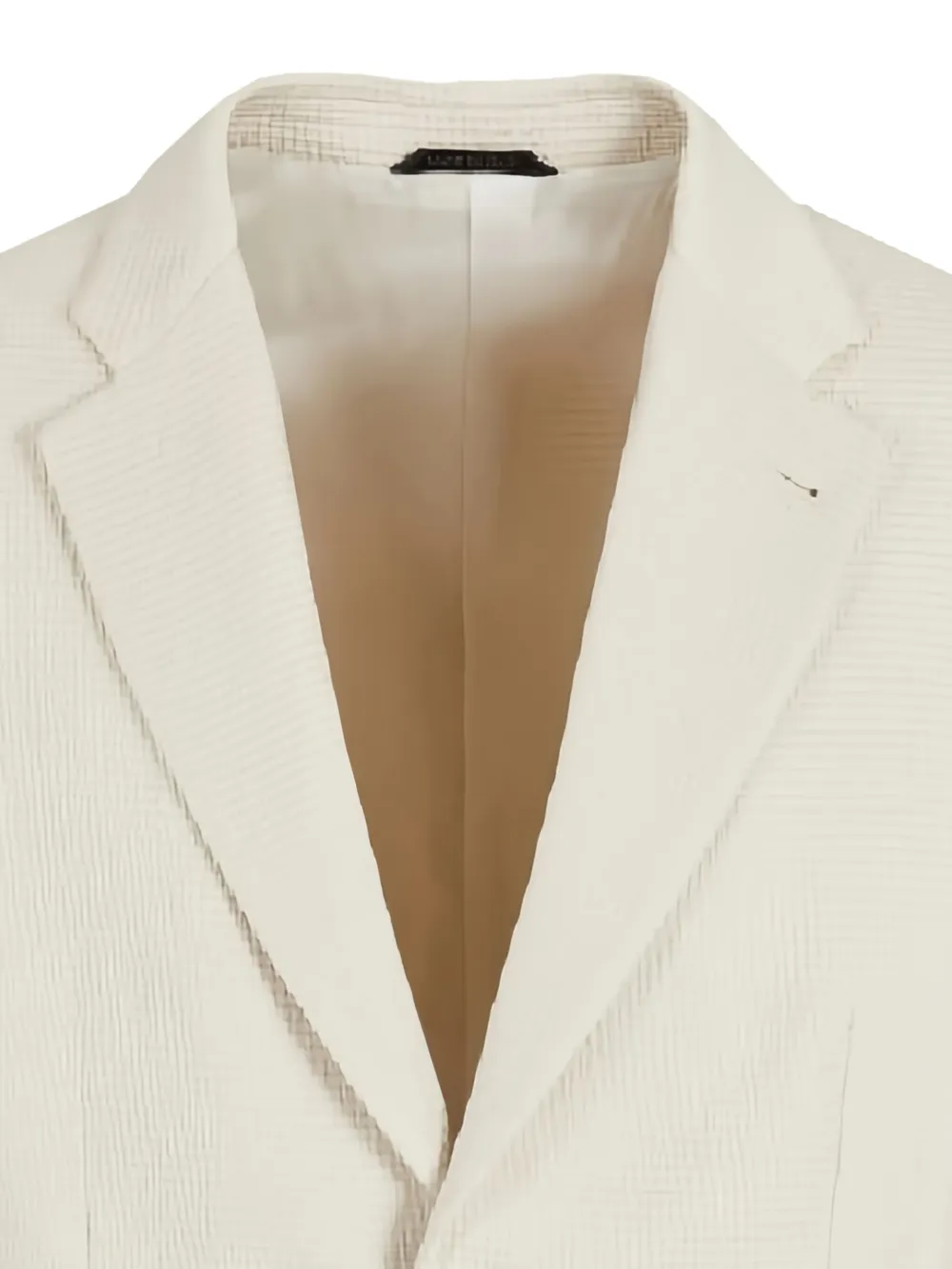 Giorgio Armani single-breasted textured blazer | Blazers | Image 2