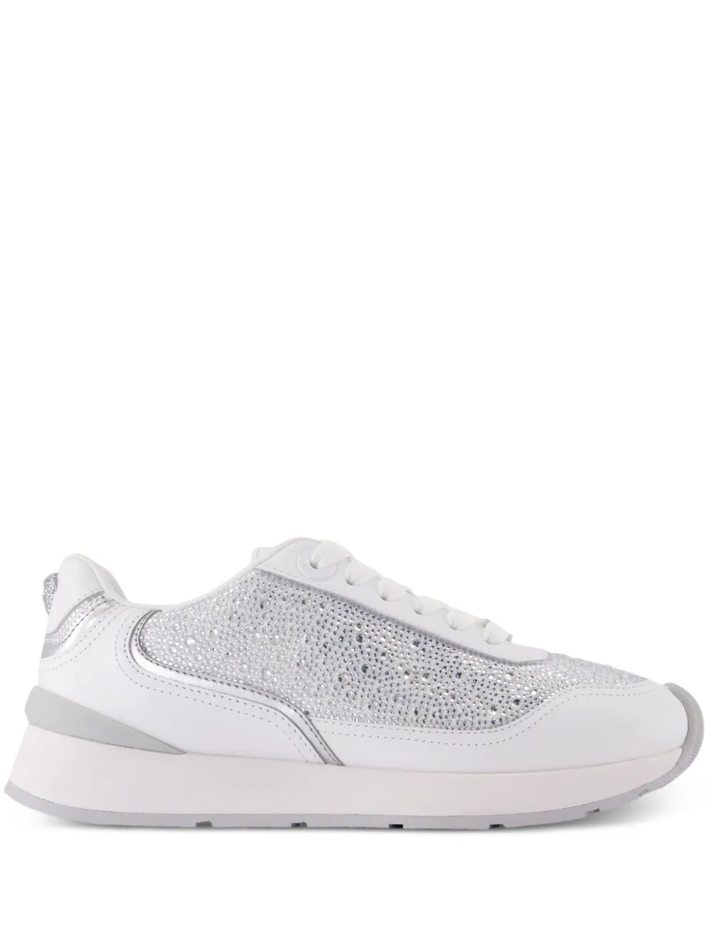 Versace crystal-embellished sneakers White