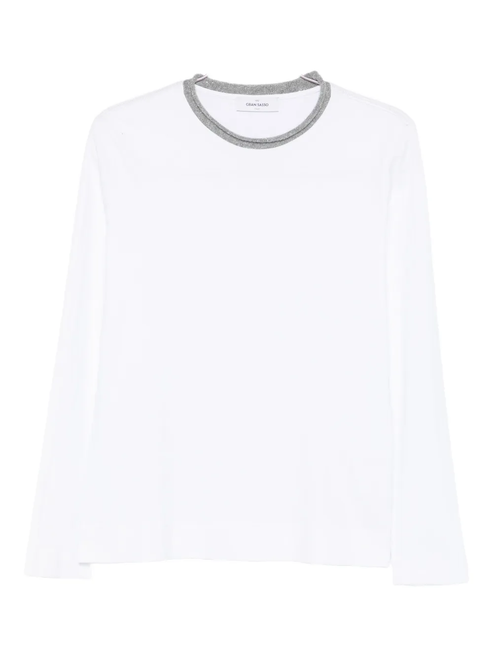Gran Sasso T-shirt Mit Rundhalsausschnitt In White