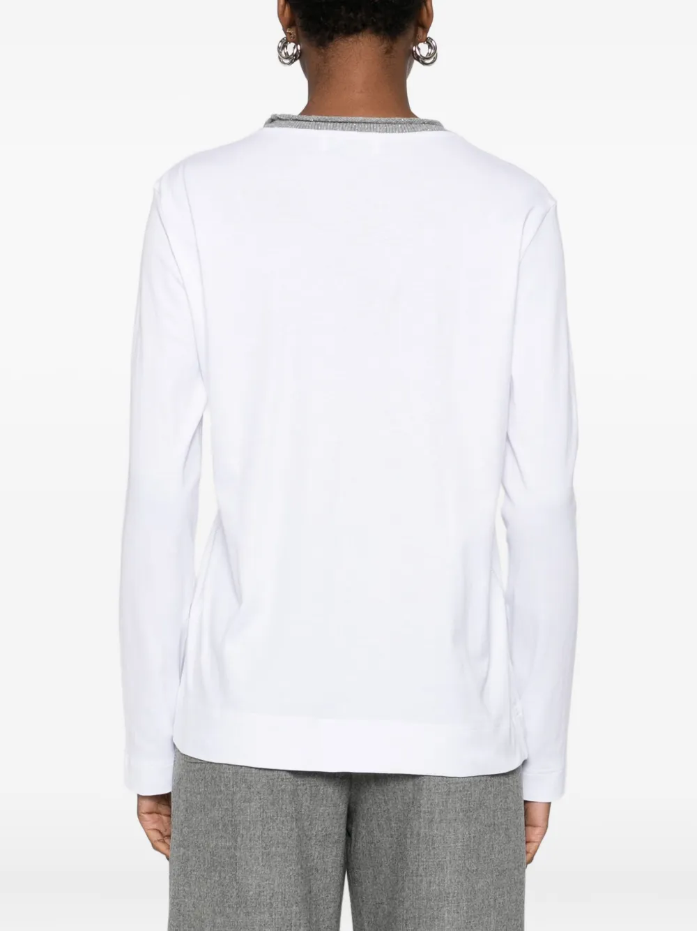Gran Sasso T-shirt Mit Rundhalsausschnitt In White