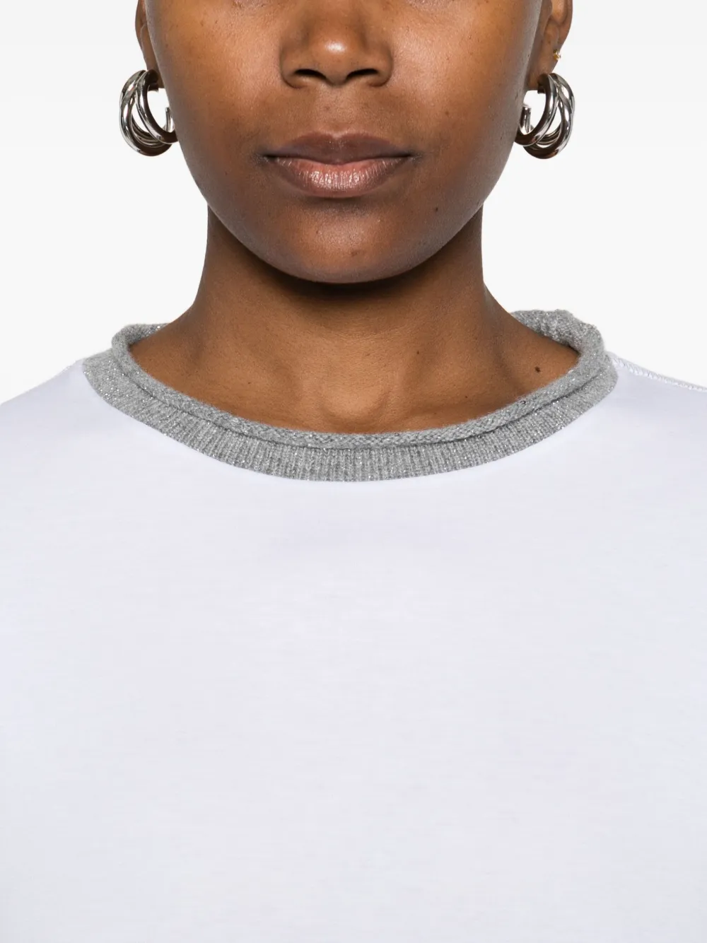 Gran Sasso T-shirt Mit Rundhalsausschnitt In White