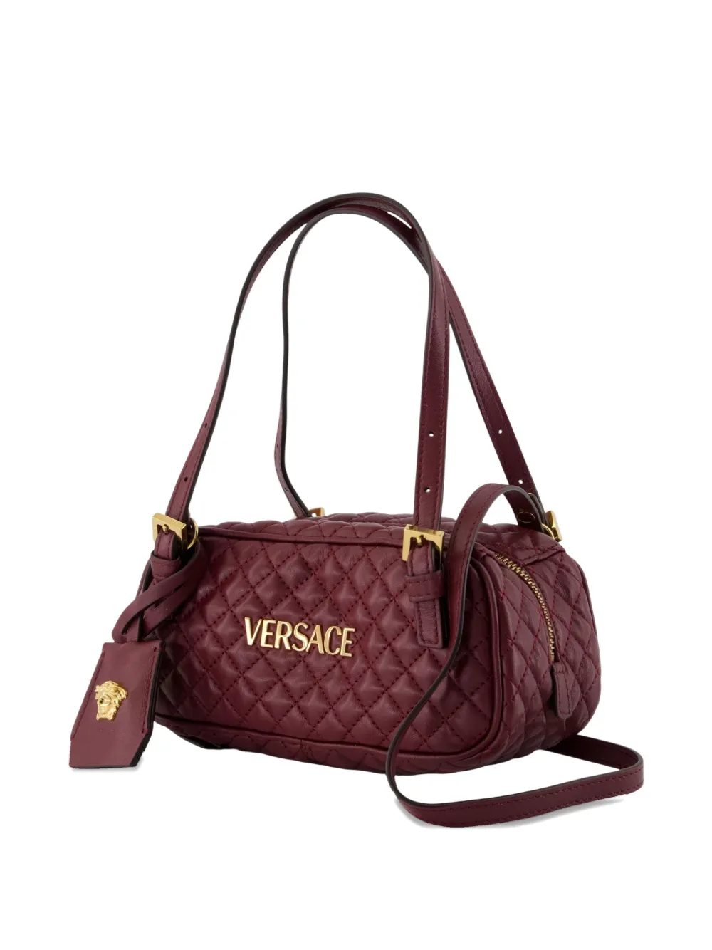 Versace Gewatteerde schoudertas - Rood