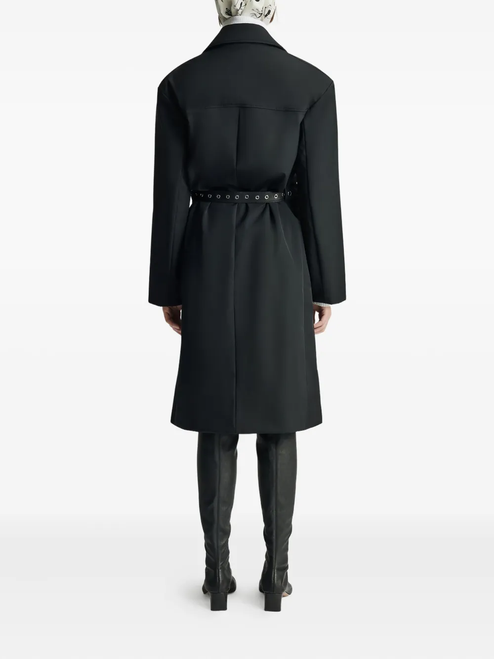 Fusalp Daimee Belted Coat In Blue