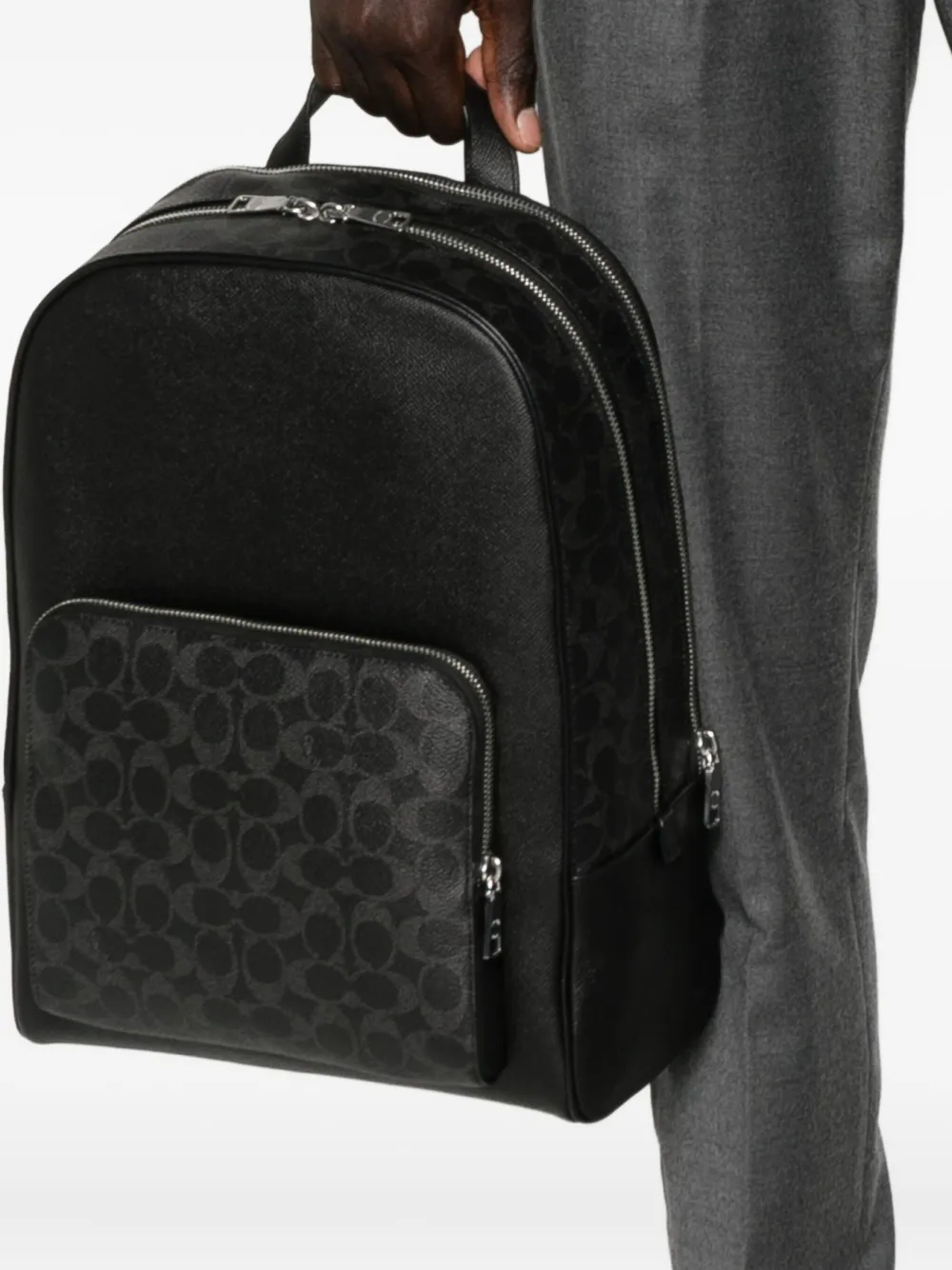 Coach Charter Backpack In Black
