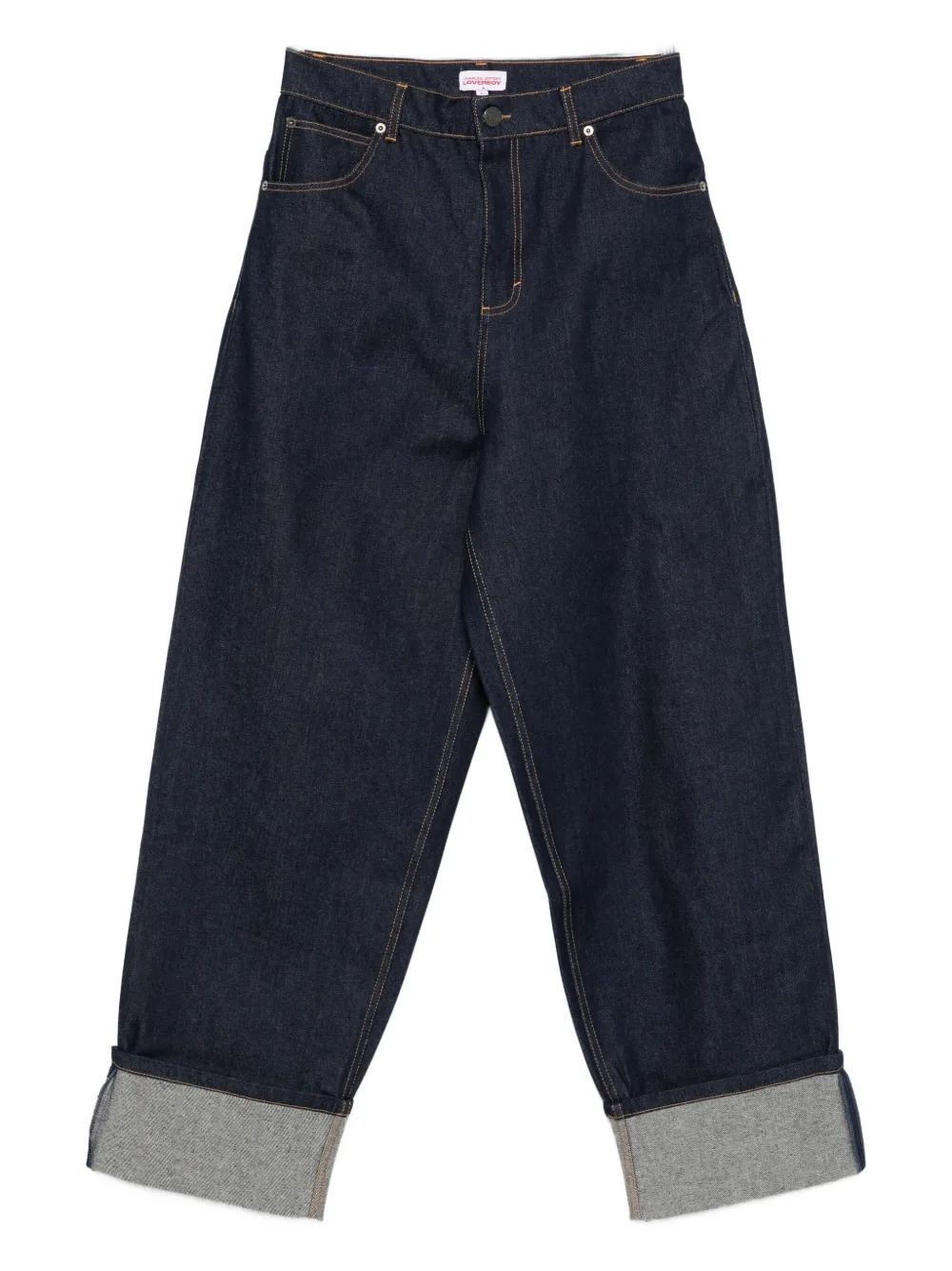 Charles Jeffrey Loverboy cuffed jeans - ブルー Charles Jeffrey Loverboy cuffed jeans - ブルー