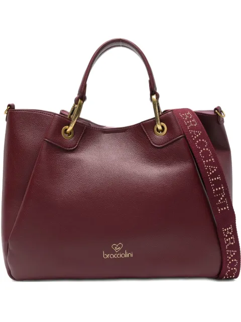 Braccialini top-handles leather tote bag