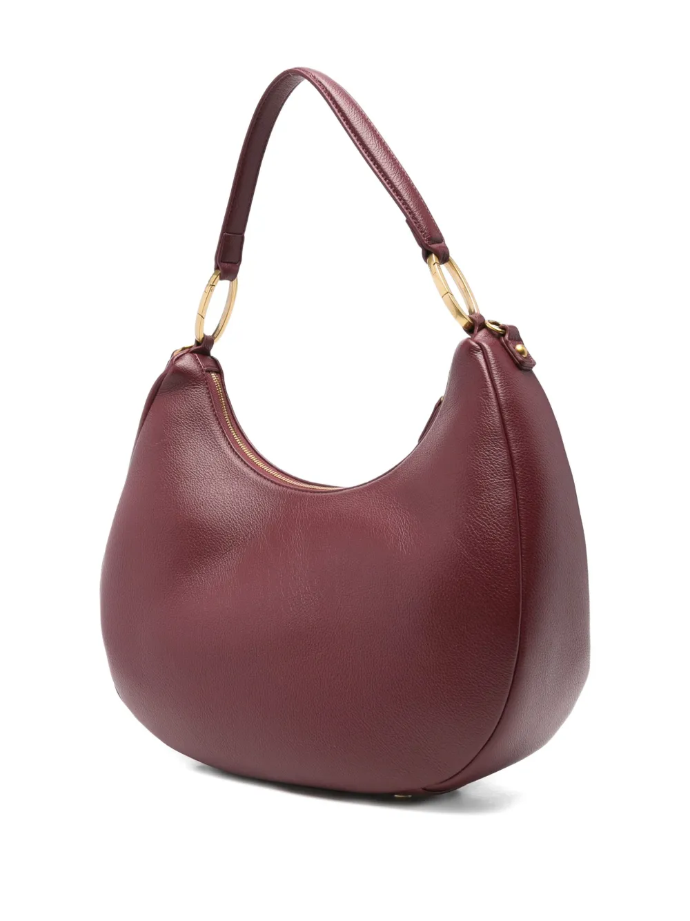 Braccialini Leather Shoulder Bag In Red