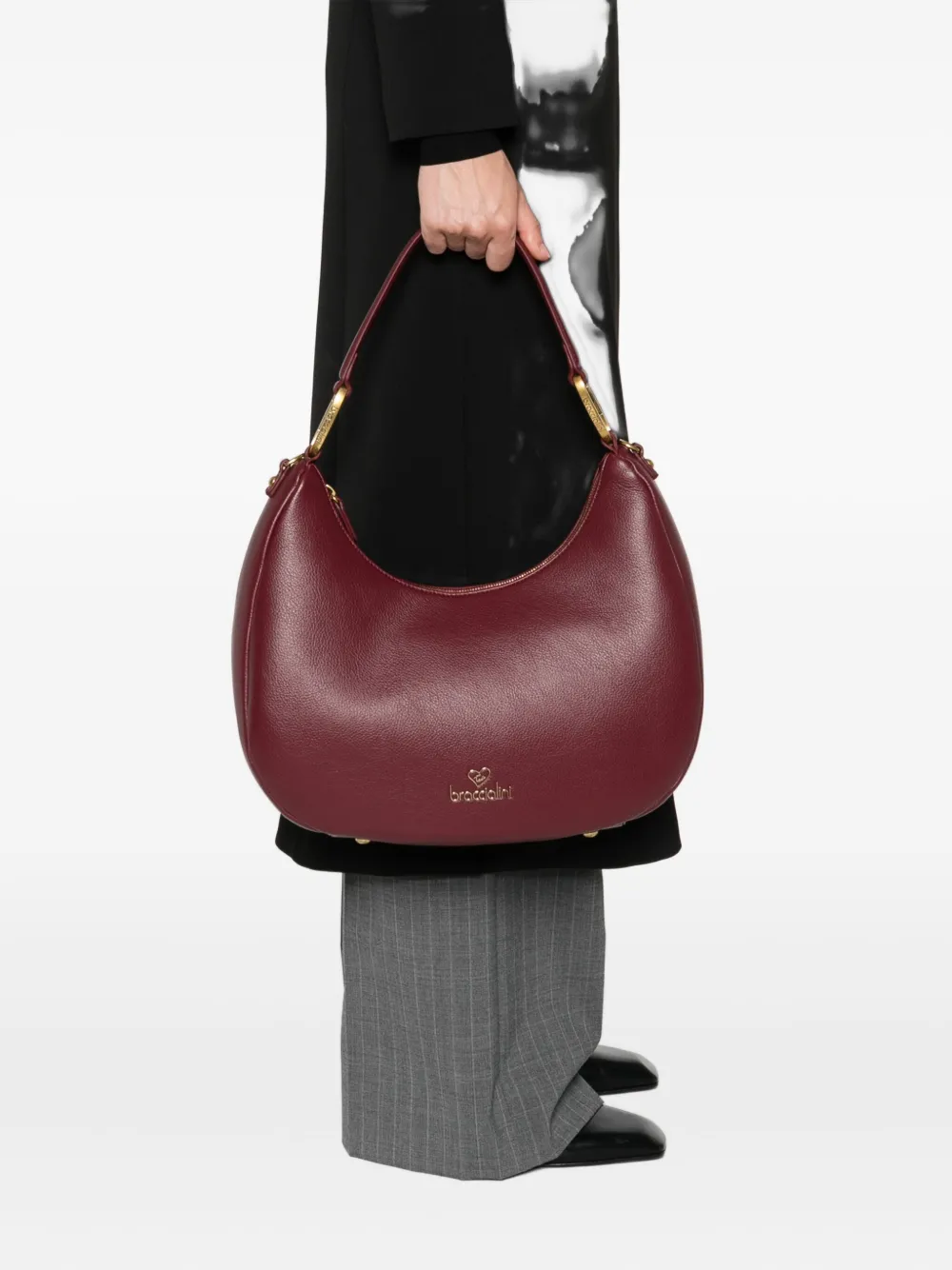 Braccialini leather shoulder bag - Rood
