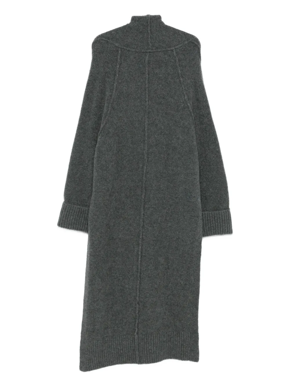 Isabel Benenato single-breasted oversized coat - Grijs