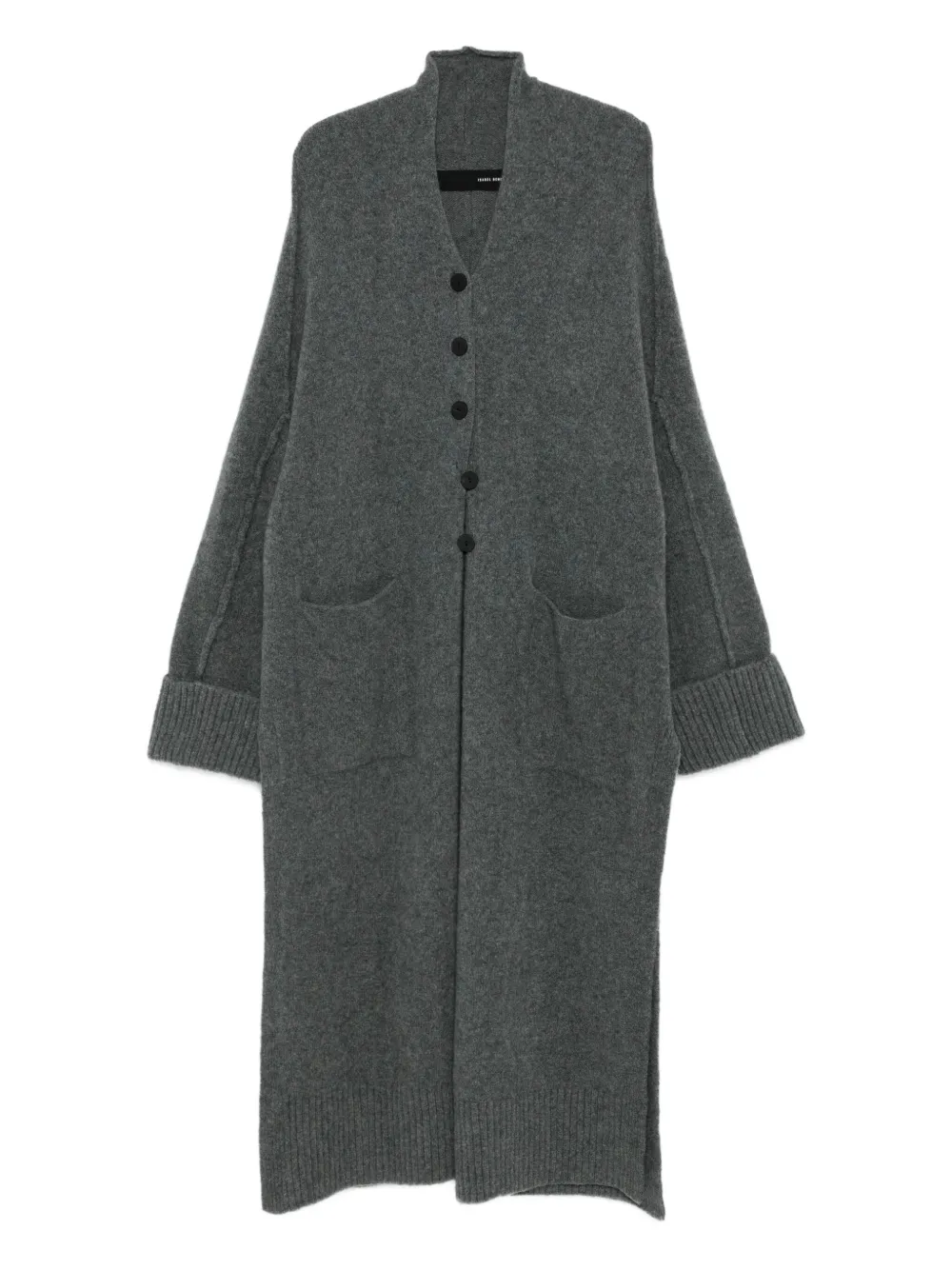 Isabel Benenato abrigo oversize con botones | gris | Image 1