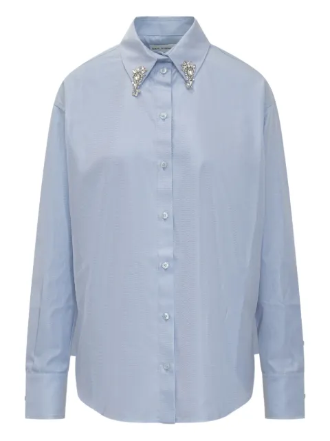 DES PHEMMES camisa con detalles en el cuello