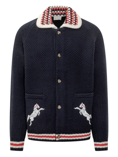 Drôle De Monsieur embroidered shirt jacket