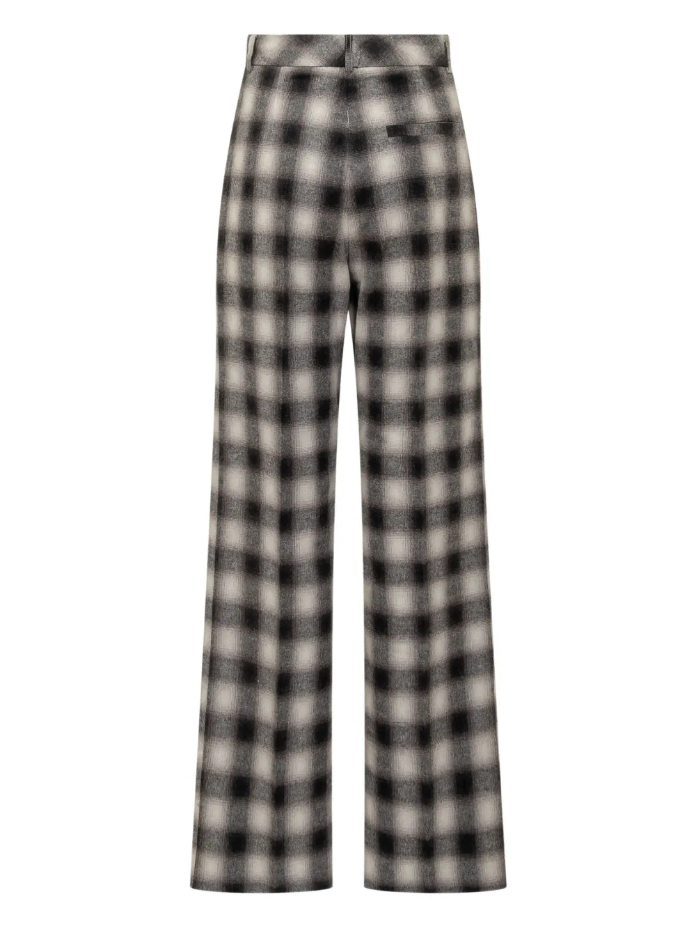 DES PHEMMES plaid embellished trousers - Zwart