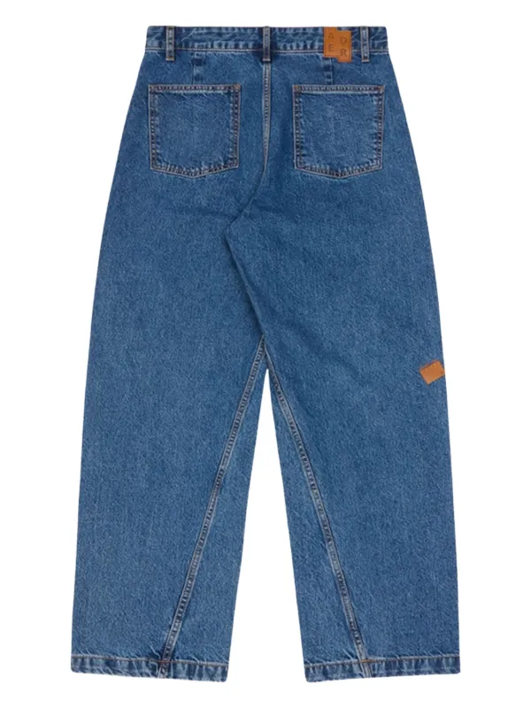 Ader Error パネル ジーンズ | ブルー | FARFETCH JP