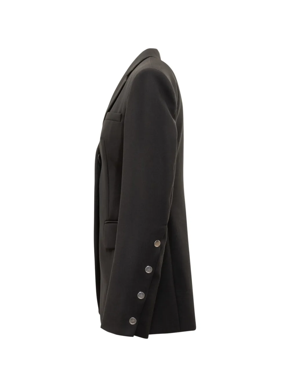 Sportmax Ranghi blazer met gekerfde revers Zwart