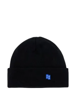 帽子 ADER Error CRUMPLE Beanie 帽子 ADER Error CRUMPLE Beanie ADER error Blue Crumple Logo