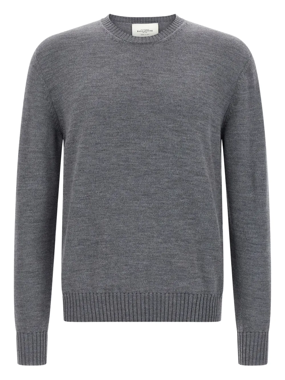 Ballantyne Merino Sweater Sweaters And Cardigans Gray In Gray