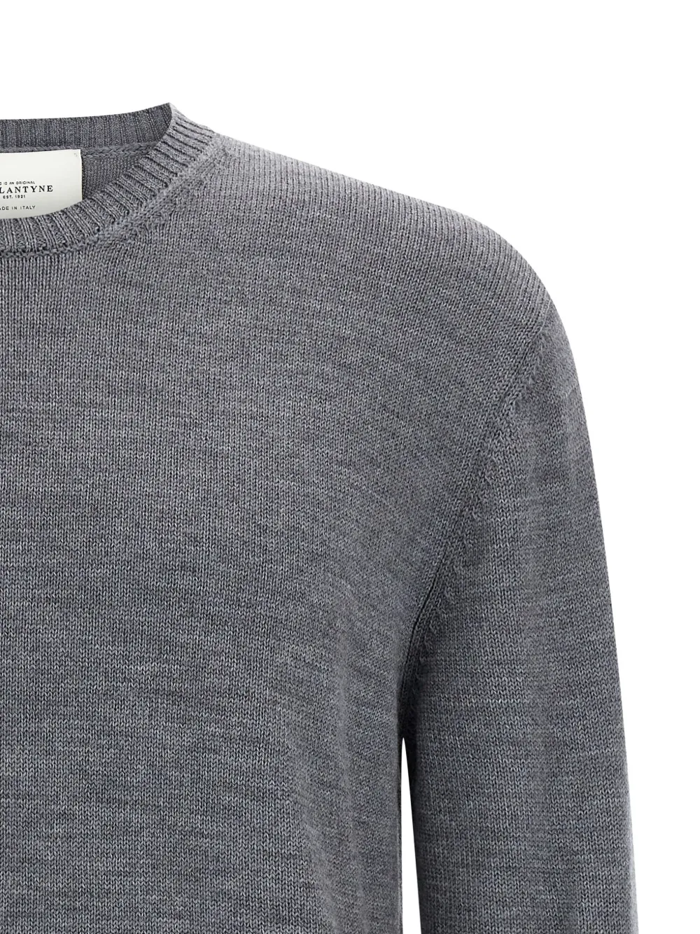 Ballantyne Merino Sweater Sweaters And Cardigans Gray In Gray