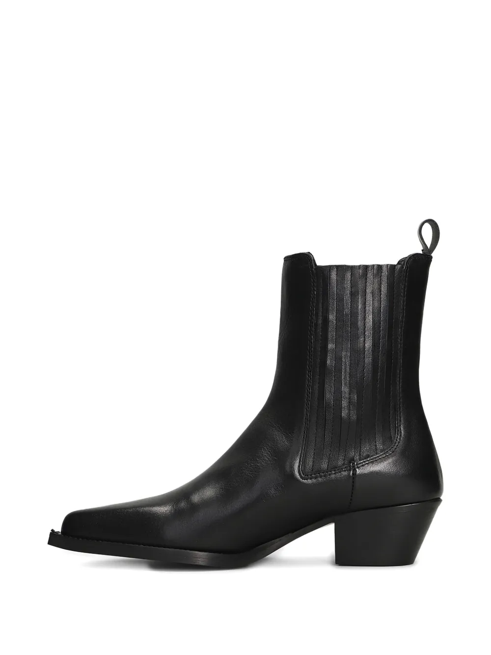 Bibi Lou Woman Ankle Boots Black Size 11 Soft Leather In Black