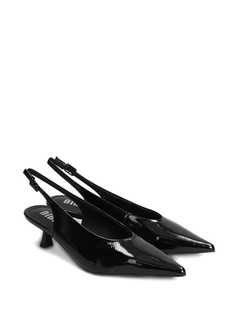 Bibi Lou 40mm Tiare Slingback Pumps In Black