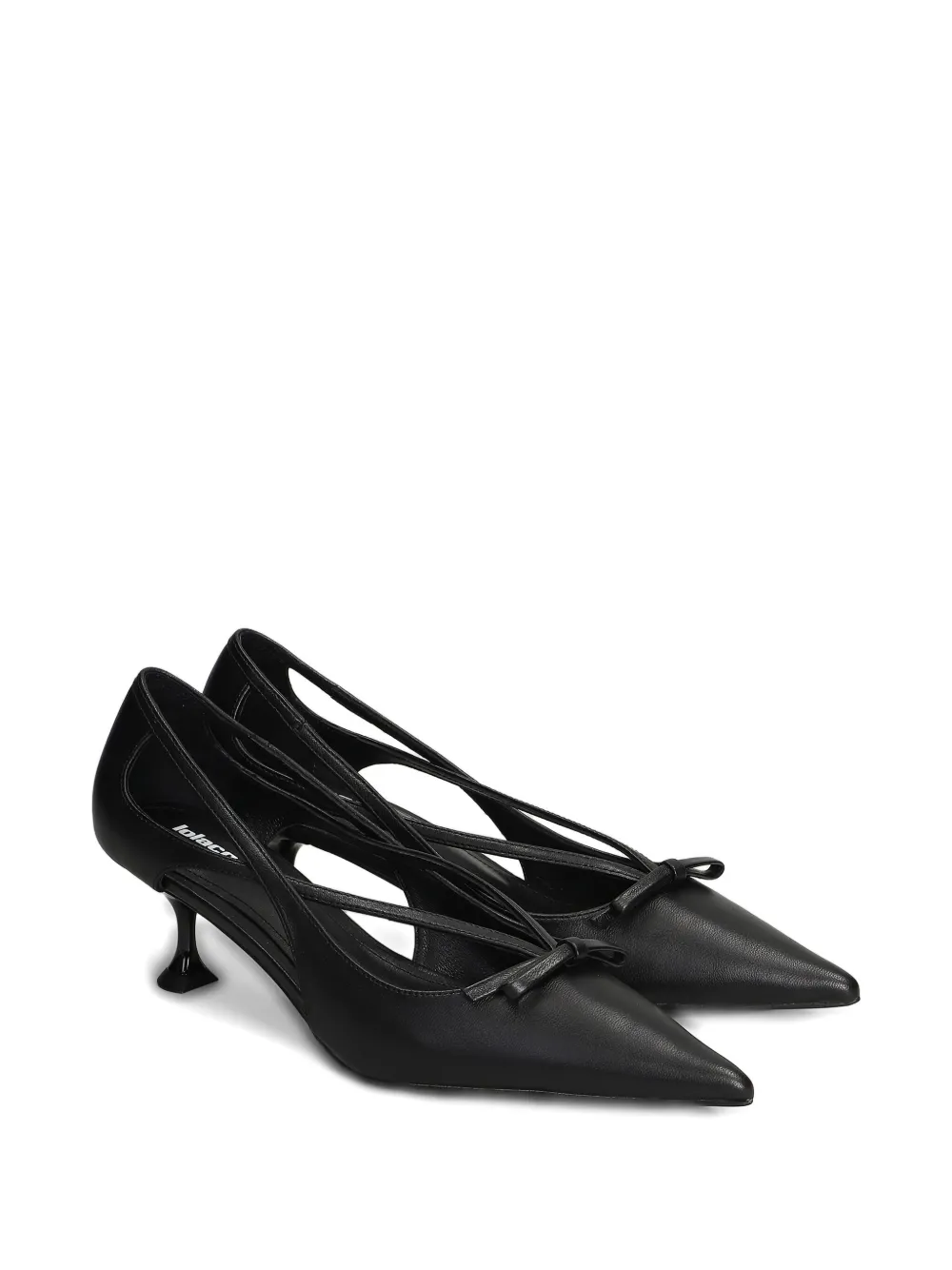 Lola Cruz 55mm Tina Pumps In Black