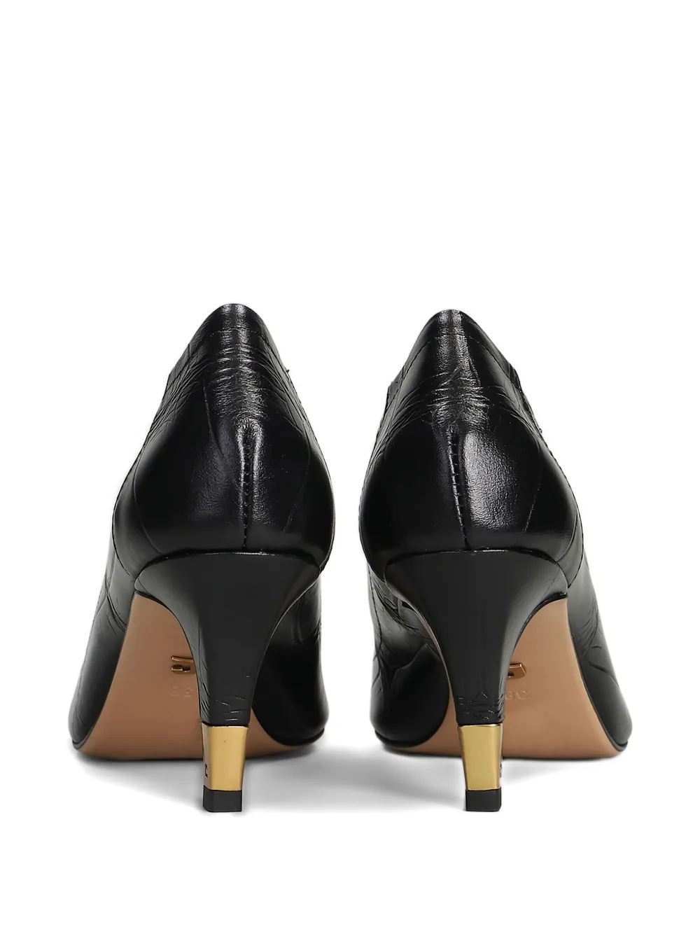 Lola Cruz 70mm Noira Pointed-toe Pumps In Black